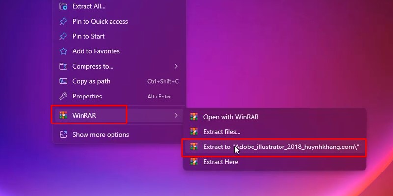 Adobe Illustrator 2018 Phiên Bản Ổn Định 10 Giải nén phần mềm Adobe Illustrator 2018