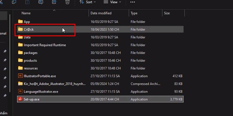 Adobe Illustrator 2018 Phiên Bản Ổn Định 15 Vào thư mực kích hoạt