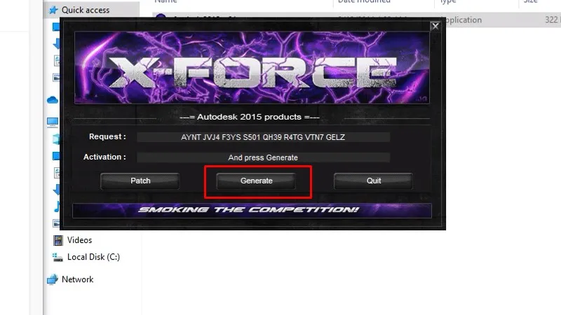 Autocad 2015 Xem video sẽ thành công 27 Bấm vào Generate