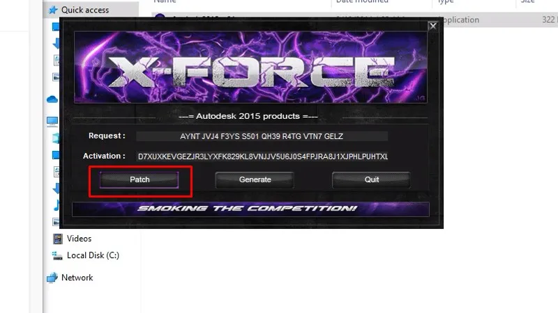 Autocad 2015 Xem video sẽ thành công 28 Bấm Patch