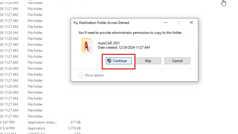 Bấm Continue hoàn thành cài đặt và kích hoạt dùng thử