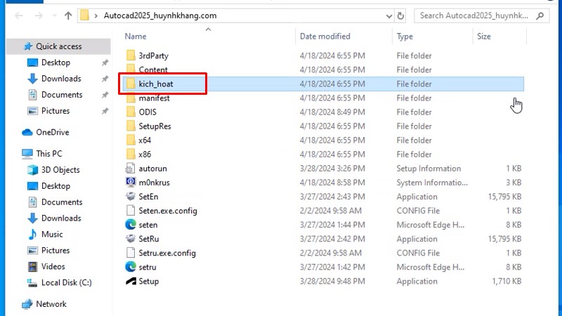 Vào thư mục kich_hoat