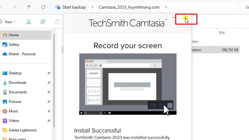 Camtasia 2023: Cách cài đặt miễn phí 15 Bấm X tắt