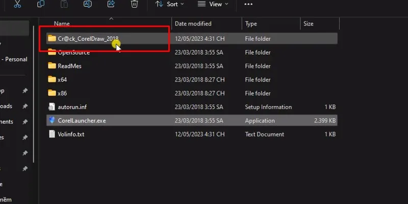 Cài Đặt CorelDRAW 2018 - Hướng Dẫn Đầy Đủ 13 Vào thư mục kích hoạt
