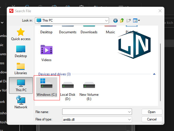 Vào ổ C Vào ổ C