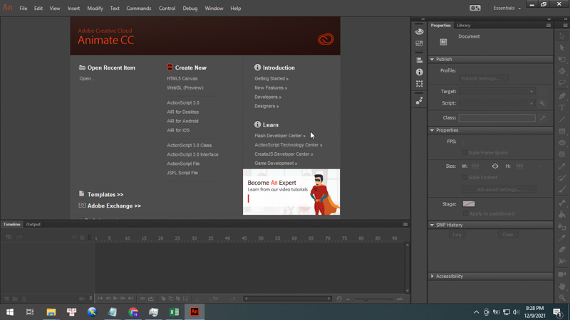 Hoàn tất cài đặt, mở phần mềm trải nghiệm